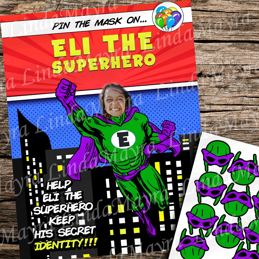 Hero Pin the Mask - Etsy
