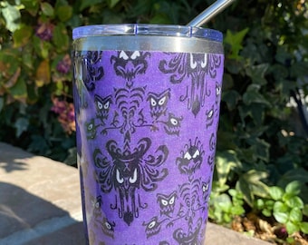 Haunted Mansion Wallpaper 20oz Handmade Tumbler (RTS)