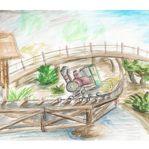 Big Thunder Mountain 5x7&quot; Print
