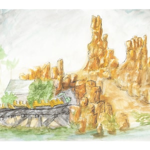Big Thunder Mountain 5x7&quot; Print