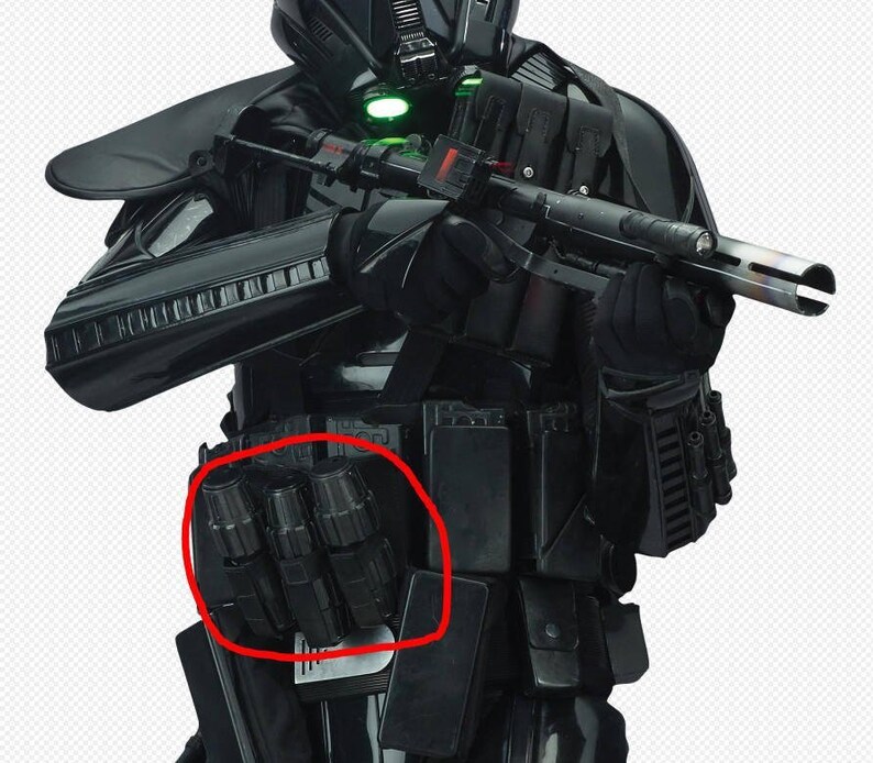 Star Wars Rogue One Deathtrooper C 25 Frag Grenade Etsy