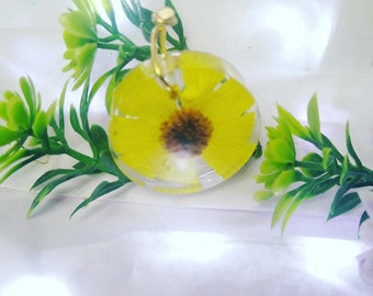 Floral Pendent / Floral key tag