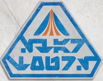 Star Tours (Aurebesh) 3" Vinyl Sticker