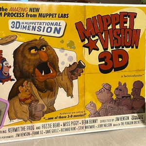 Impression 3D de la carte d'accueil Muppet*Vision
