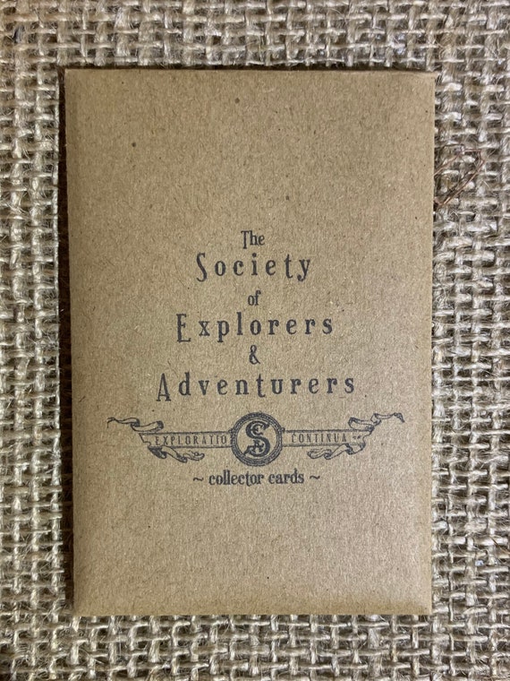 S.E.A. Collector Cards Society of Explorers and Adventurers - Etsy ...