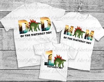 Birthday Dinosaur Shirt, Dinosaur Family Shirt, Dinosaur Birthday Boy, Birthday boy Shirt