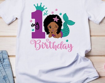 Mermaid 1st Birthday Shirt, My 1St Birthday, 1st Smash Cake, Mermaid Shirt, Mermaid Onesie. Girls First Birthday, Mermaid Shirt