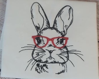 Easter Shirt / Easter Bunny/ Embroidery/ Baby Easter Shirt/ Toddler Easter/ Vintage Bunny/ Boy Easter / Girl Easter