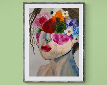 Blinded by Flowers / Giclée Poster
