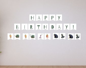 Mülltruck Geburtstagsbanner, Party Banner Dekor, DIY Mülltruck Geburtstagsbanner