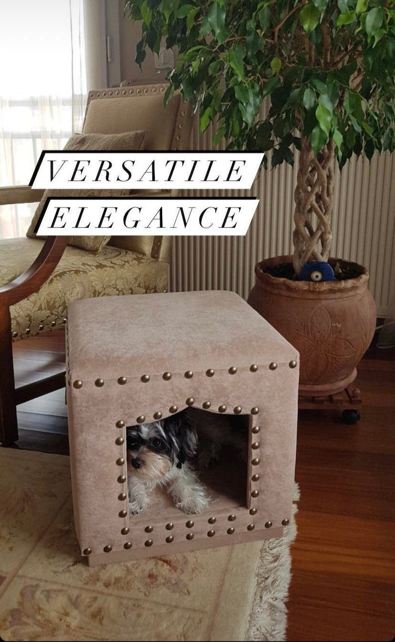 Pettoman pet friendly ottoman Crema