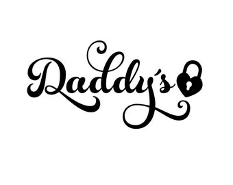 Yeah, baby!.....'Daddy's' Temporary Tattoo 2 Pack
