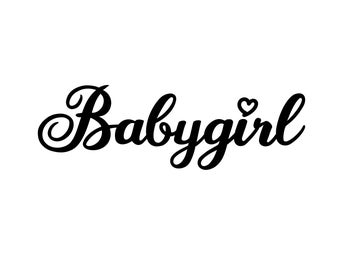 Babygirl Temporary Tattoo - Available in Two Sizes