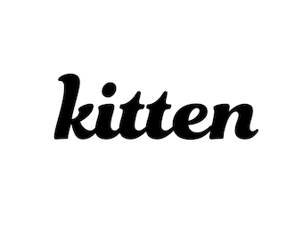 Kitten Temporary Tattoo - Available in Two Sizes