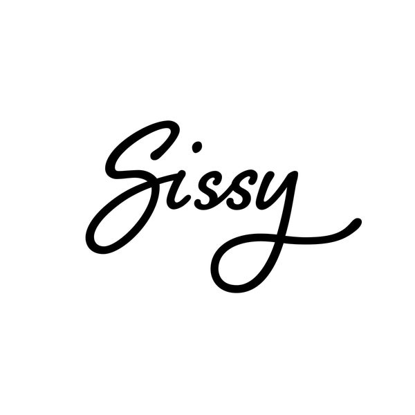 Sissy Temporary Tattoo 2 Pack