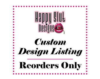 Custom Temporary Tattoo Design - Print Reorders Only - Includes 2 Prints