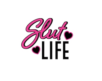 Slut Life Temporary Tattoo - Available in Two Sizes