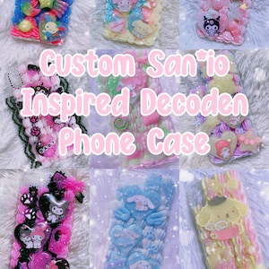 Custom Sanro Inspired Decoden Case ANY PHONE CASE image 1