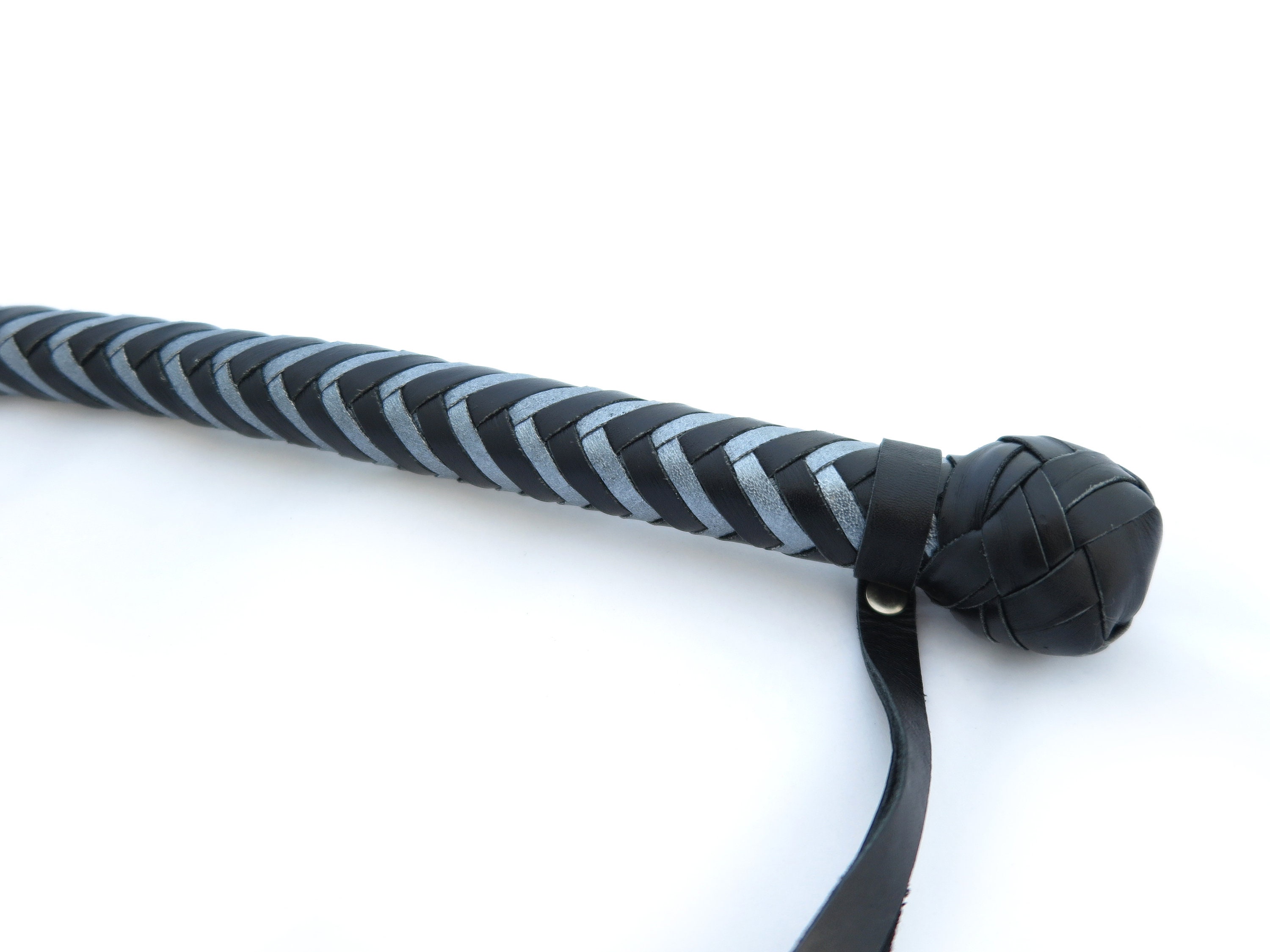 Bracelet Cuir Noir Homme Tressé | Haute Qualité | Bijouterie Lora&Moi