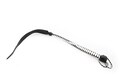 Leather Kantschu Stockwhip: Black and White Single Tail Whip, BDSM Femdom Toy, 90cm (3ft) product logo