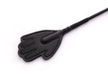 Leather Riding Crop with Hand: Equestrian Horse Whip for Impact and Sensation Play product logo