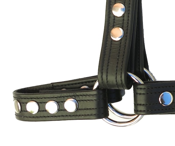 Pinwe Men's Leather Chest Body Harness Belt Adjustable Buckle