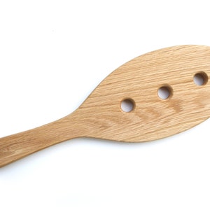 Paddle in Oak Wood with Three Holes, Premium and Handcrafted Kinky Sex Toys