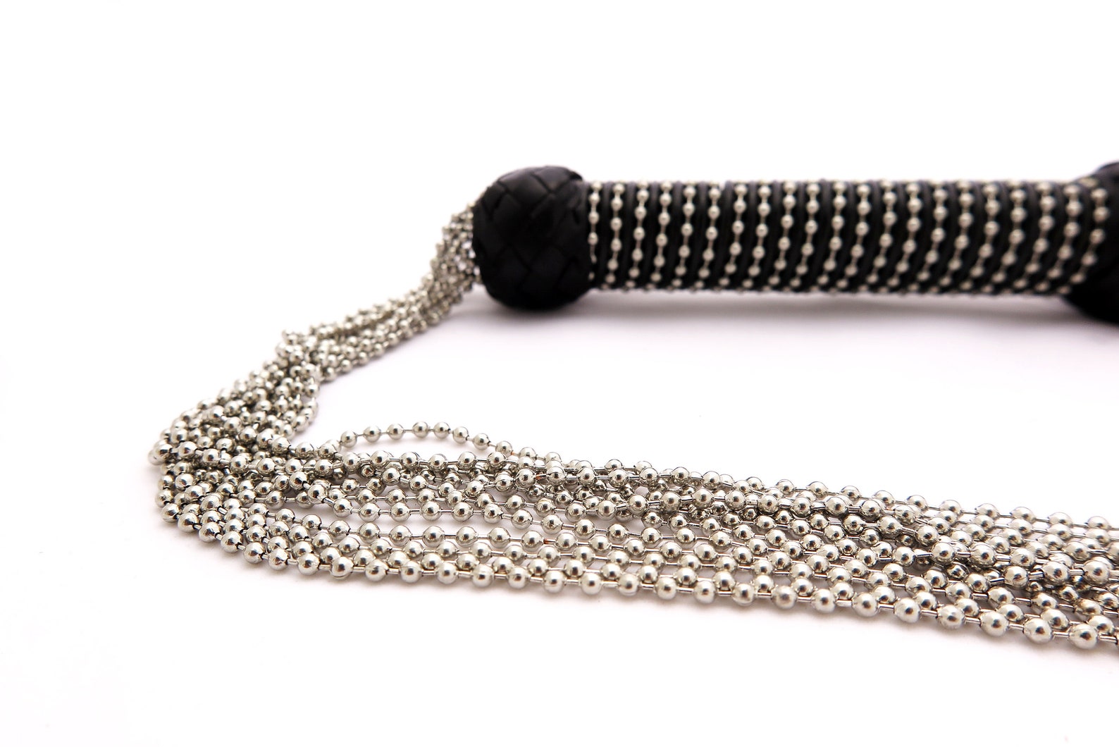 Chain Flogger With Leather Handle Metal Flogger for Master Etsy