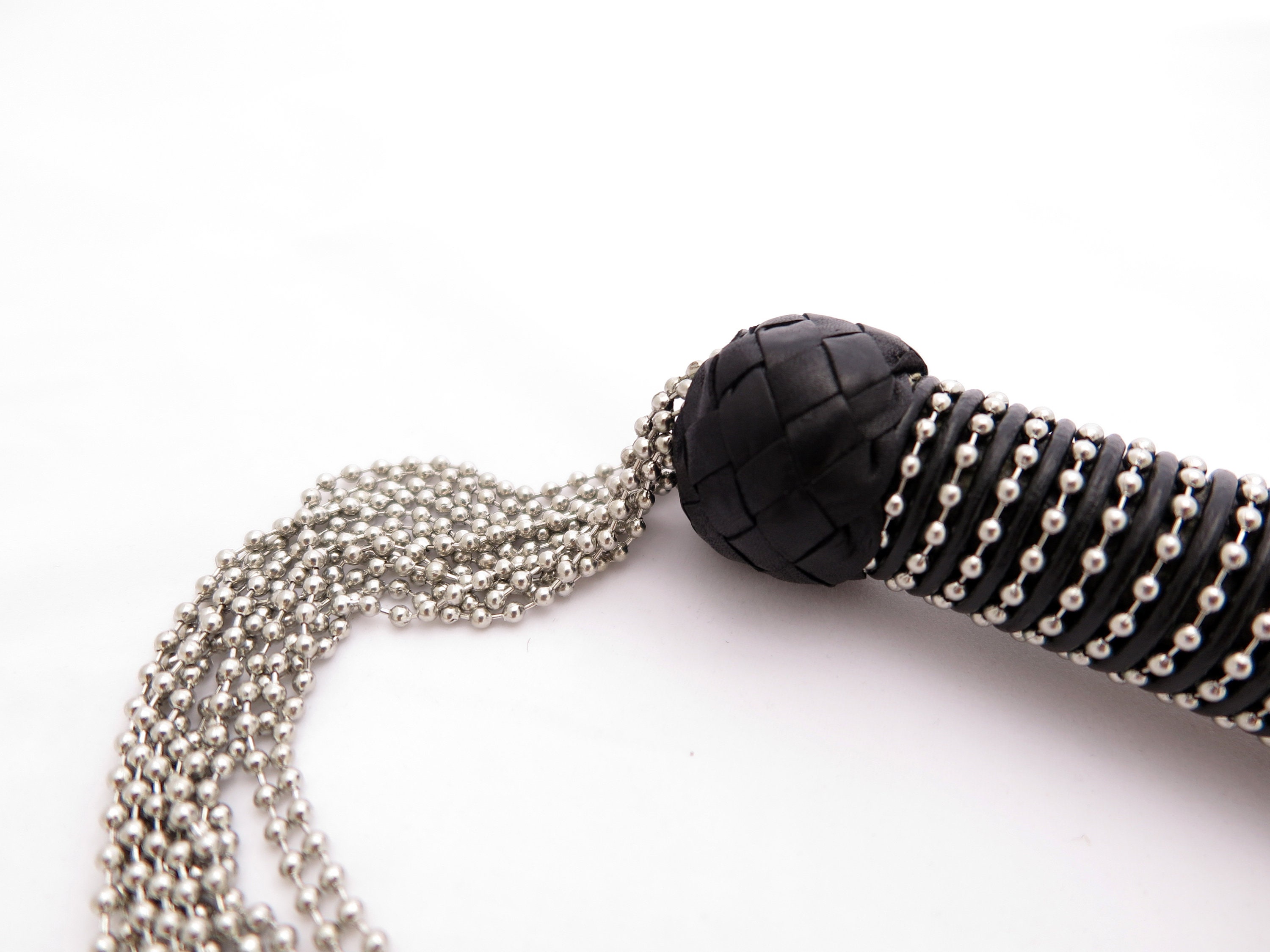 Chain Flogger With Leather Handle Metal Flogger for Master Etsy