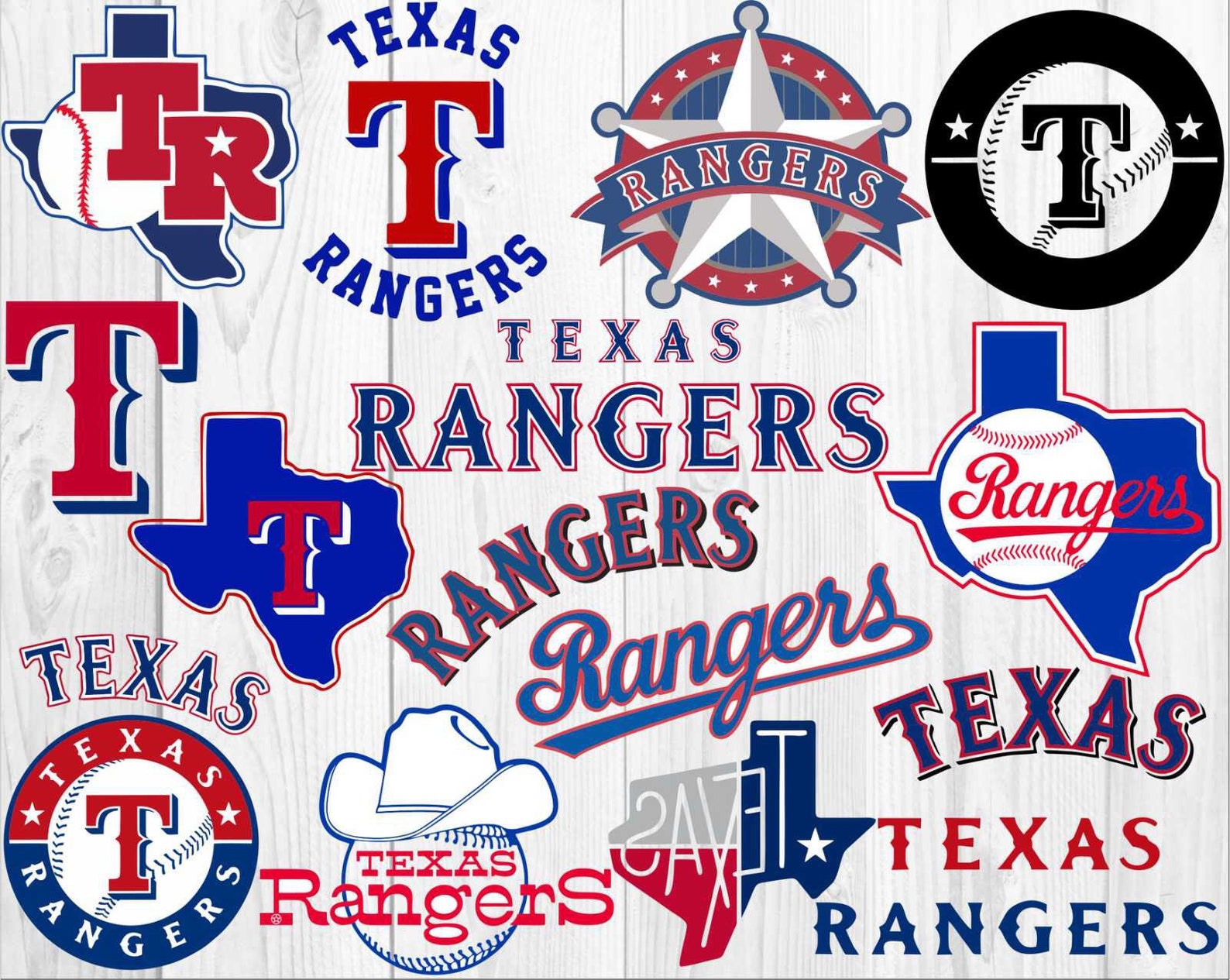 Texas rangers svgTexas rangers clipartTexas rangers vector Etsy