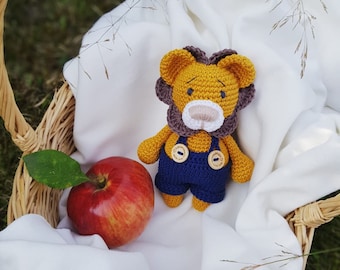 Crochet Pattern Amigurumi Leo Lion (German)