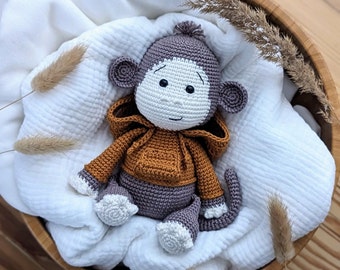 Häkelanleitung Amigurumi Affe Joe (Deutsch, English) Crochet Pattern Monkey Joe