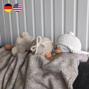 Virkmönster för amigurumi gosedjuret Ida (tyska, engelska)