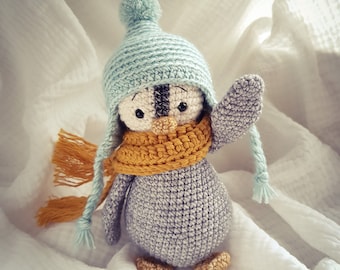 Häkelanleitung Amigurumi Pinguin Pip (Deutsch, English, Espanol) Crochet Pattern Penguin Pip
