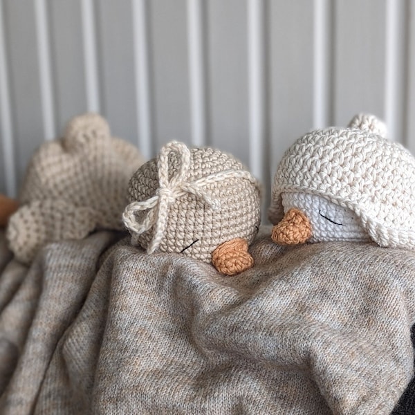 Häkelanleitung Amigurumi Kuschelgänschen Ida (Deutsch, English) Crochet Pattern Snuggle gosling Ida