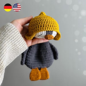 Häkelanleitung Amigurumi Kuschelpinguine Ib und Iben (Deutsch, English) Crochet Pattern Snuggle Penguins Ib and Iben