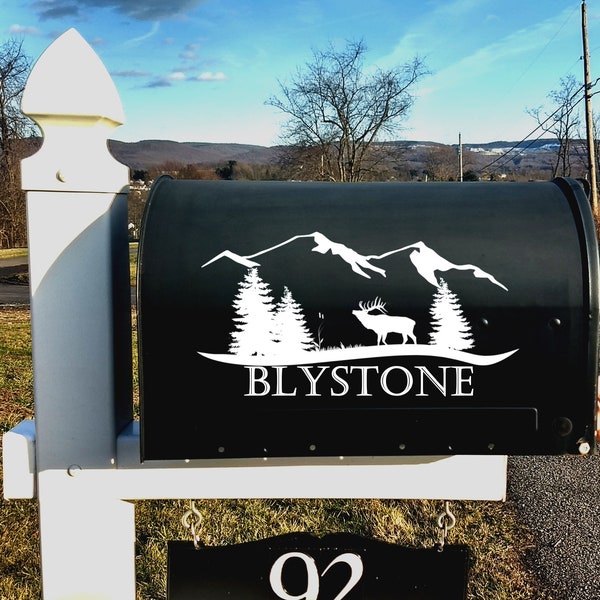 ELK Mailbox Vinyl Decal