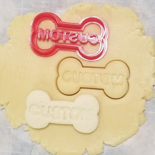 Five Piece Doggie Treat Cookie Cutter Set Dog Cookie Etsy