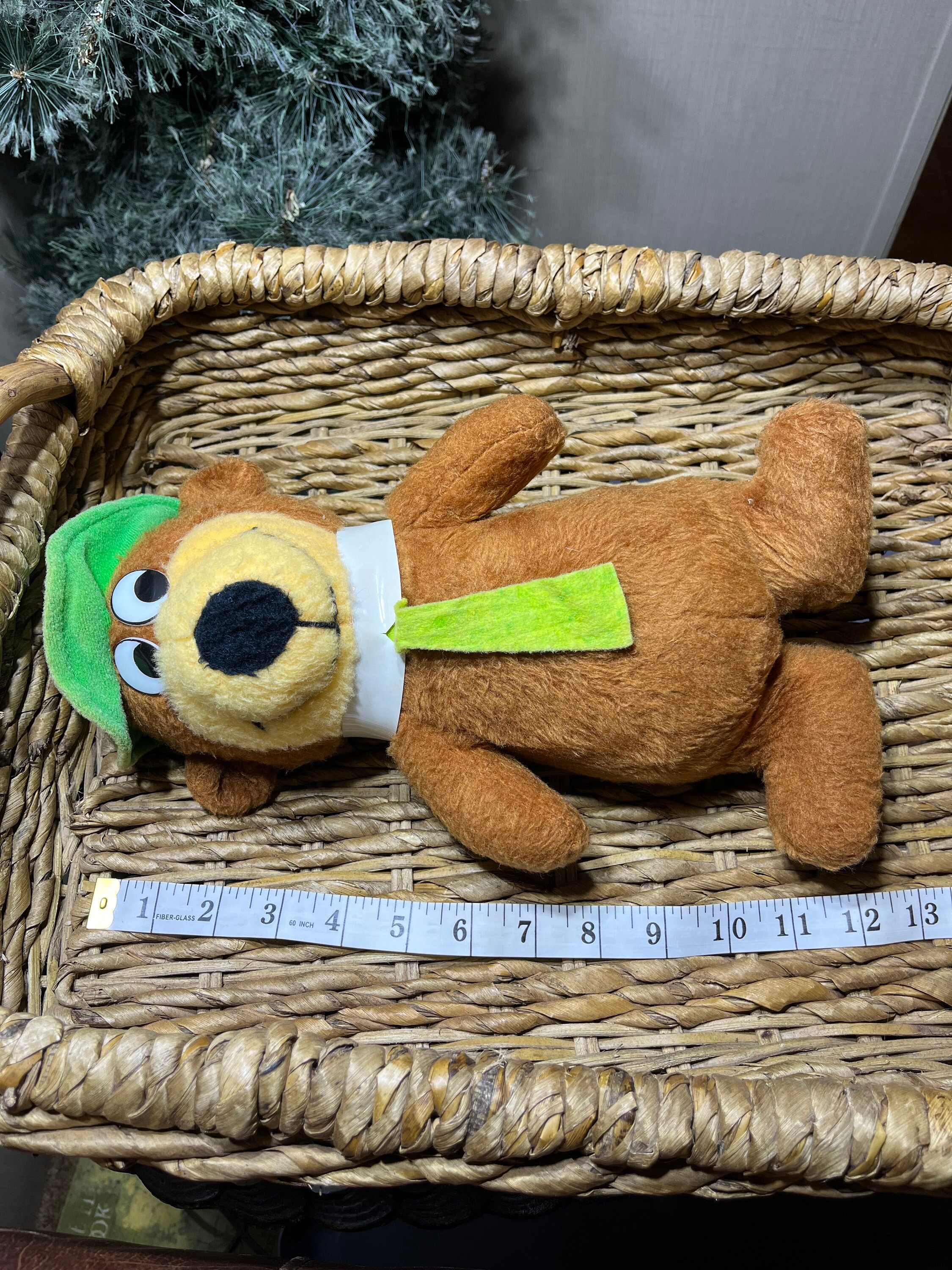 Yogi, Teddy Bear, Plush Green Hat, Vintage - Etsy