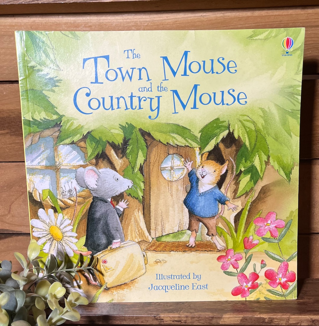The Town Mouse and the Country Mouse Usborne Illustrated by Etsy