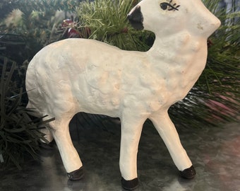 Ceramic Lamb, figurine, animal statue