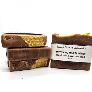 Oatmeal Milk & Honey Goat Milk Soap Bar