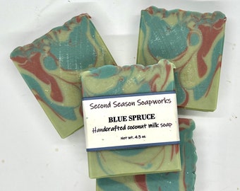 Blue Spruce Coconut Milk Soap