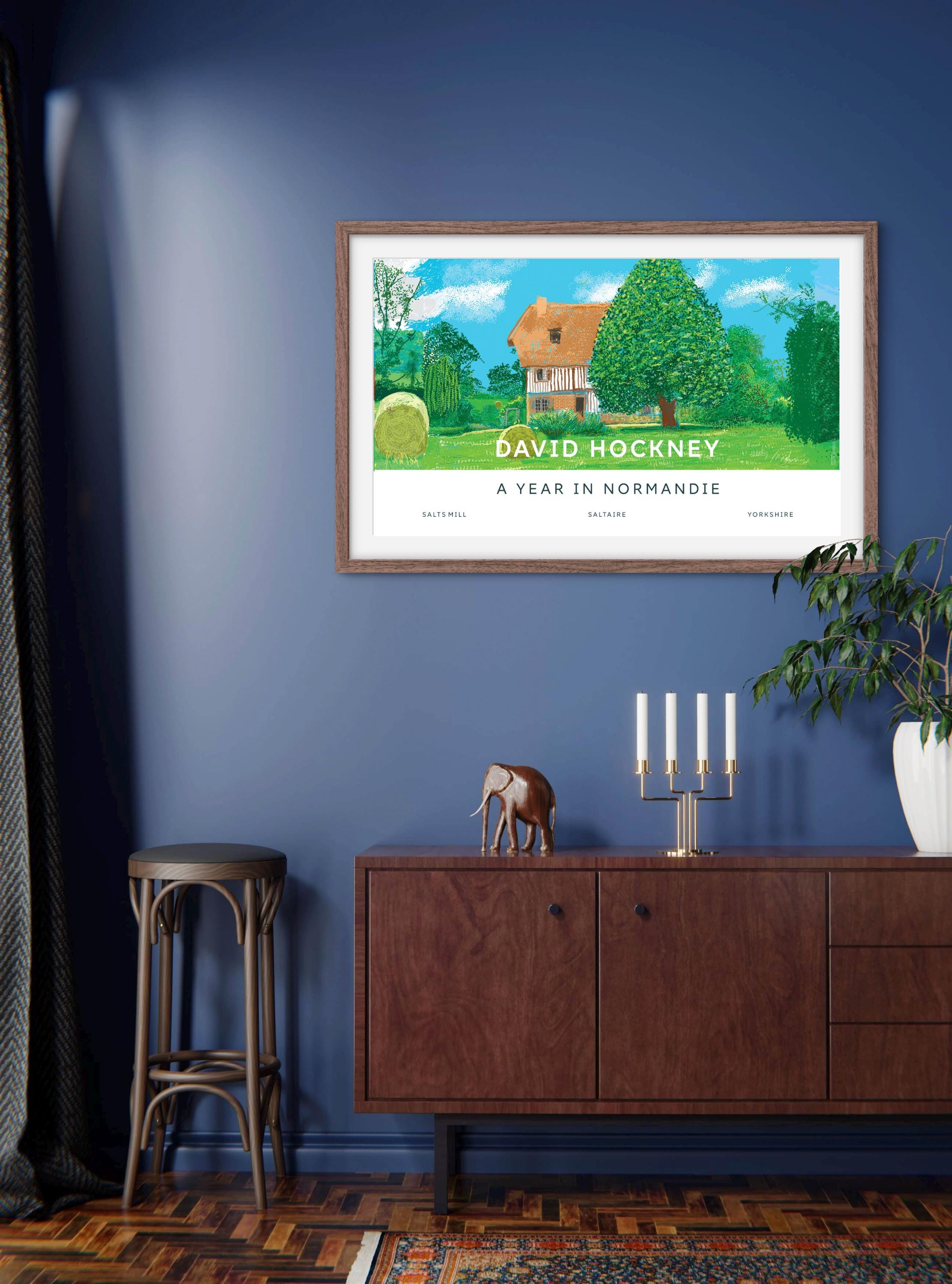 David Hockney Poster A Year in Normandie Large Original