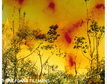 Cartel original de la exposición de Wolfgang Tillmans: Vista desde arriba, 117 x 146 cm.