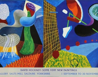 デイヴィッド・ホックニー オリジナル・ヴィンテージ展ポスター 1983