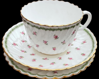 ヴィンテージ ミントン ファイフ ティーカップ ソーサー & プレート