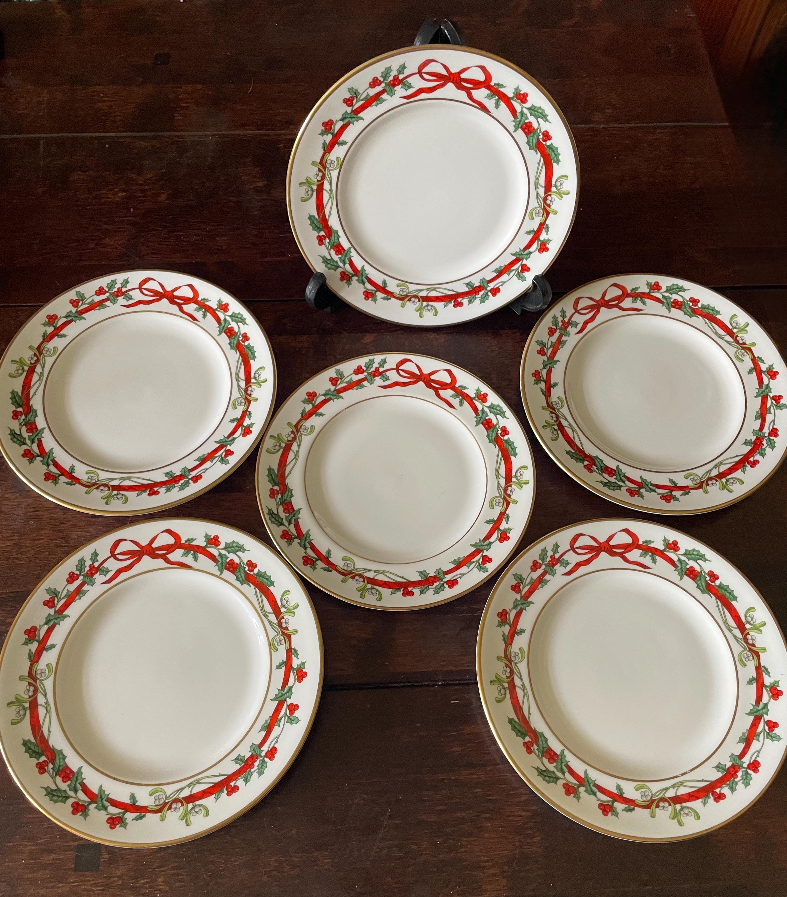 Holly Ribbons by Royal Worcester - Etsy