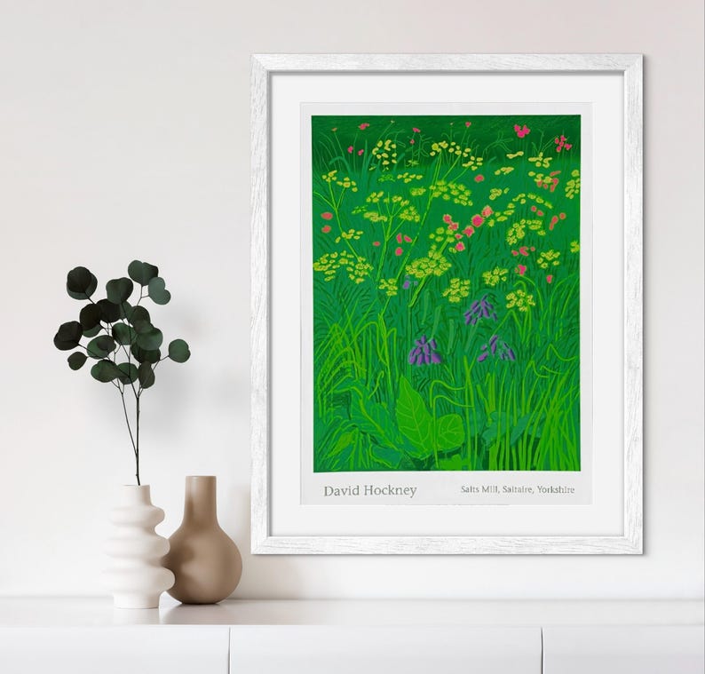 David Hockney Arrival of Spring Original Gallery Exhibition Poster 47.5 ...