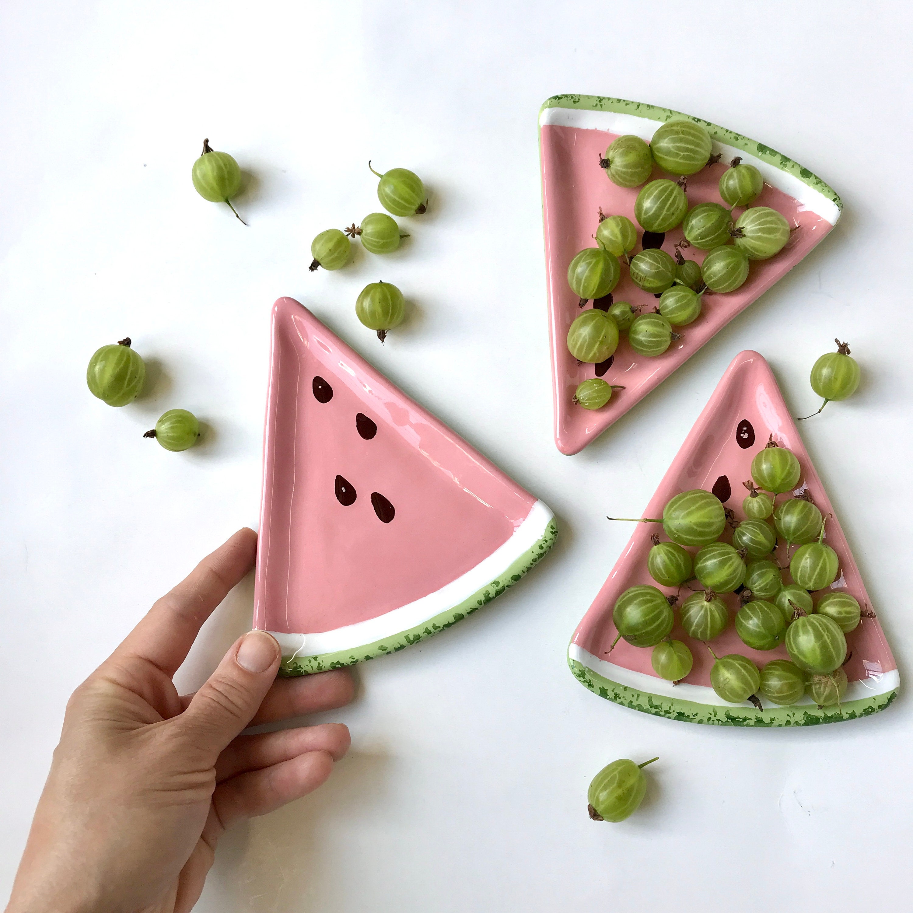 Wassermelonen Partygeschirr Set - 41 Teile Für 10 Gäste Geburtstagsdeko